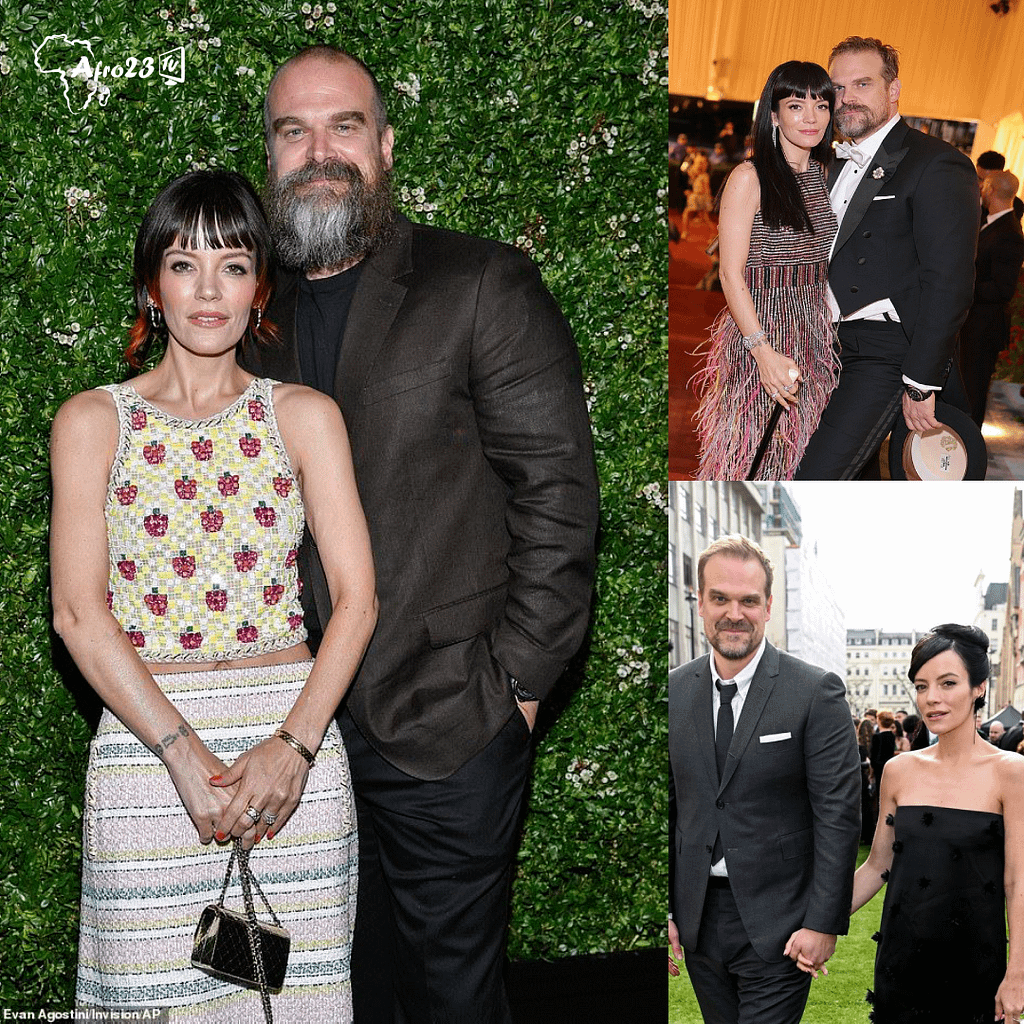 Lily Allen and David Harbour