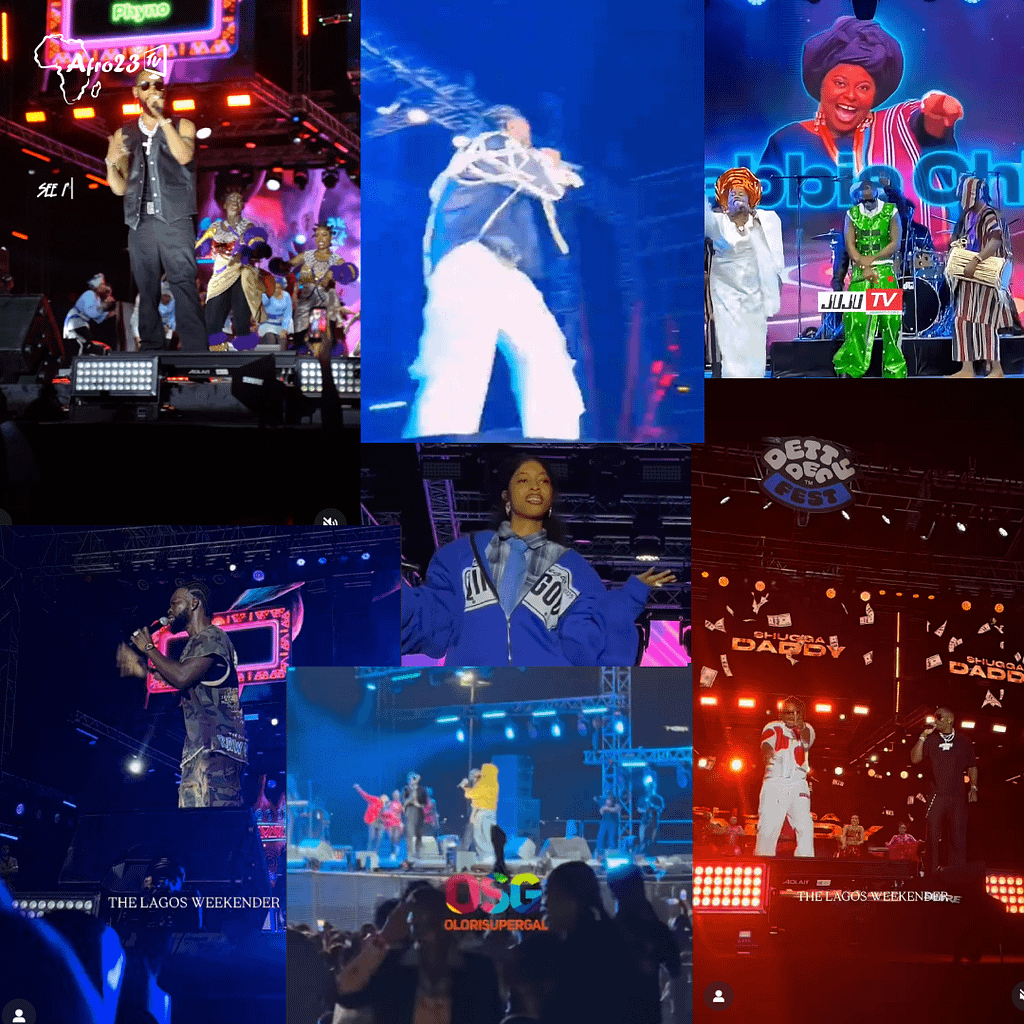 Creatives and artists at Juma Jux Live in Lagos