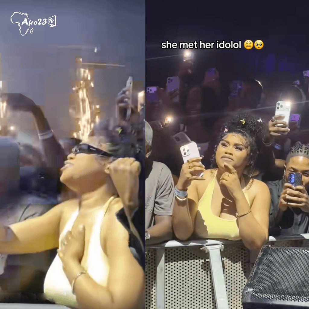 Girl Buju gave his glasses to at Iconiq fest concert