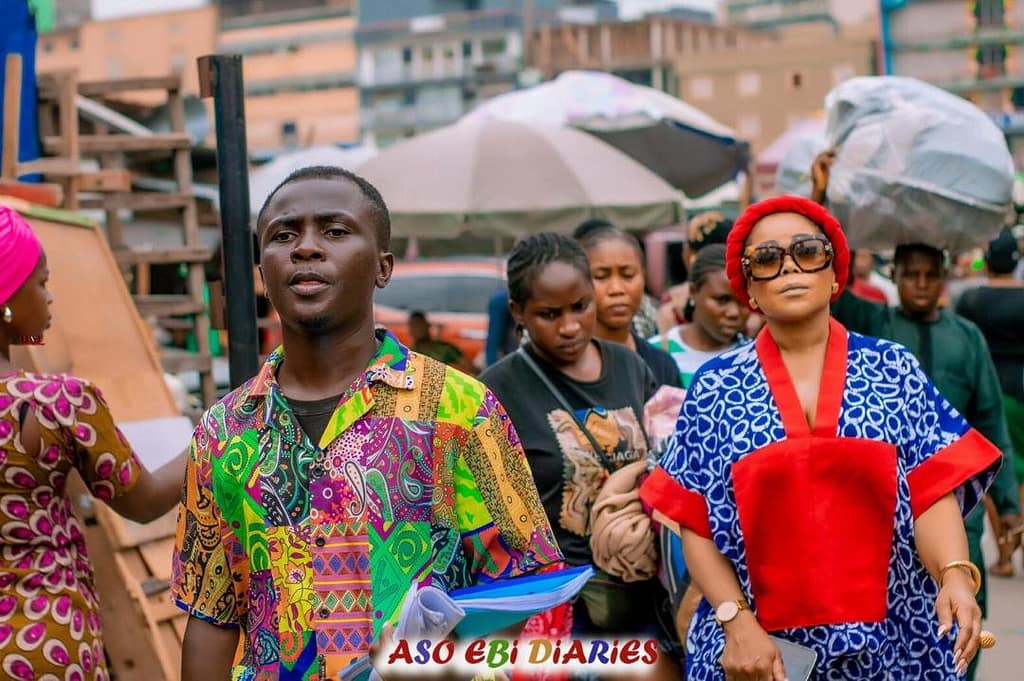 Olayemi Oshodi with Shaffy Bello