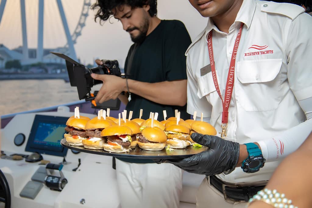candles and cakes at OZ's birthday bash
