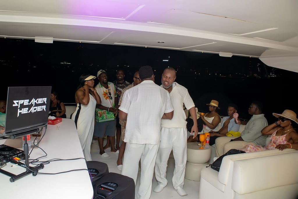 Guests at OZ's 50th birthday bash