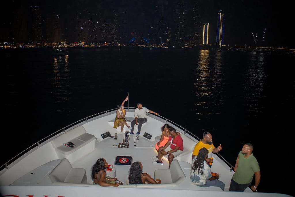 Guests at OZ's 50th birthday party and celebration of life