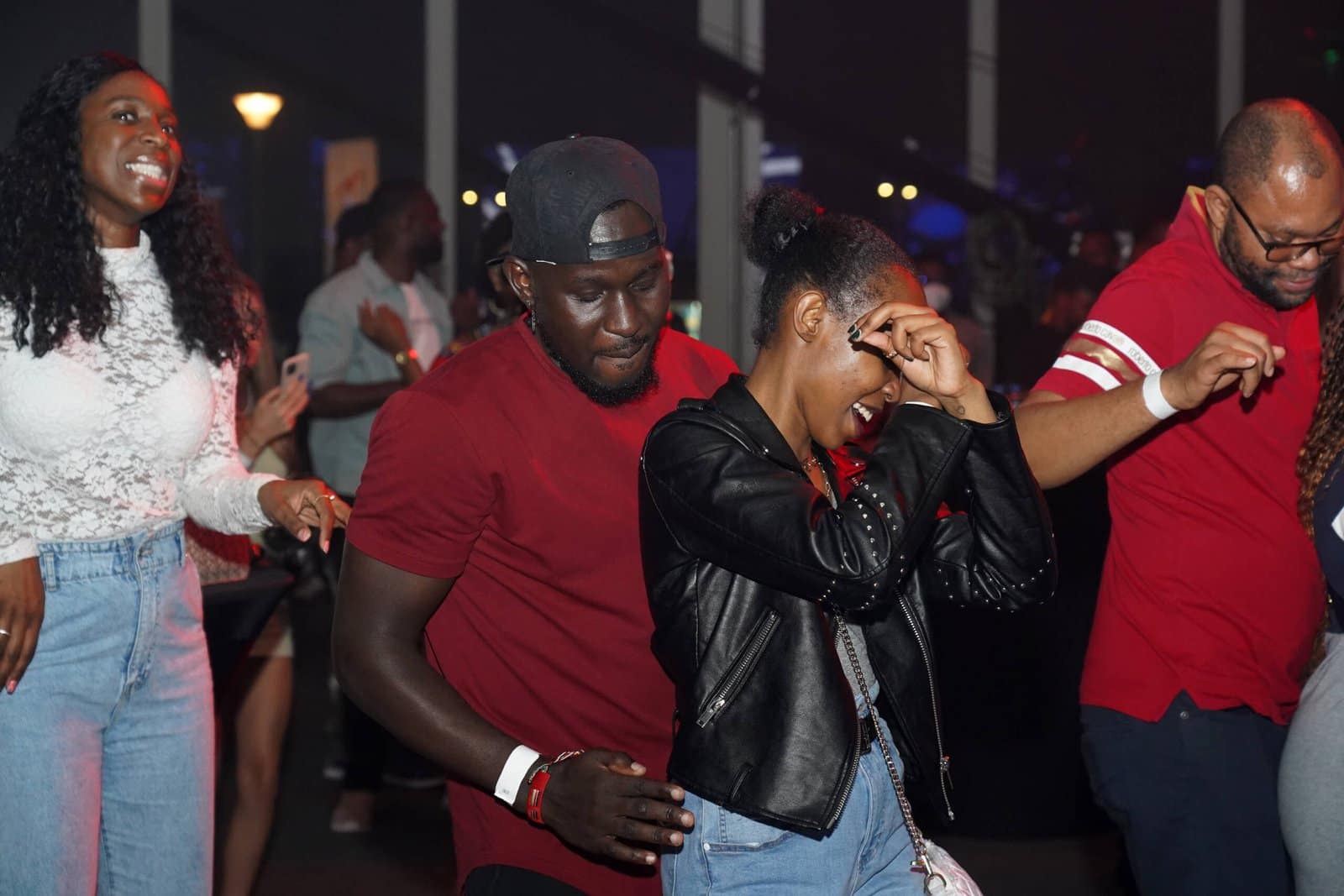 A couple dancing at the One Africa music fest